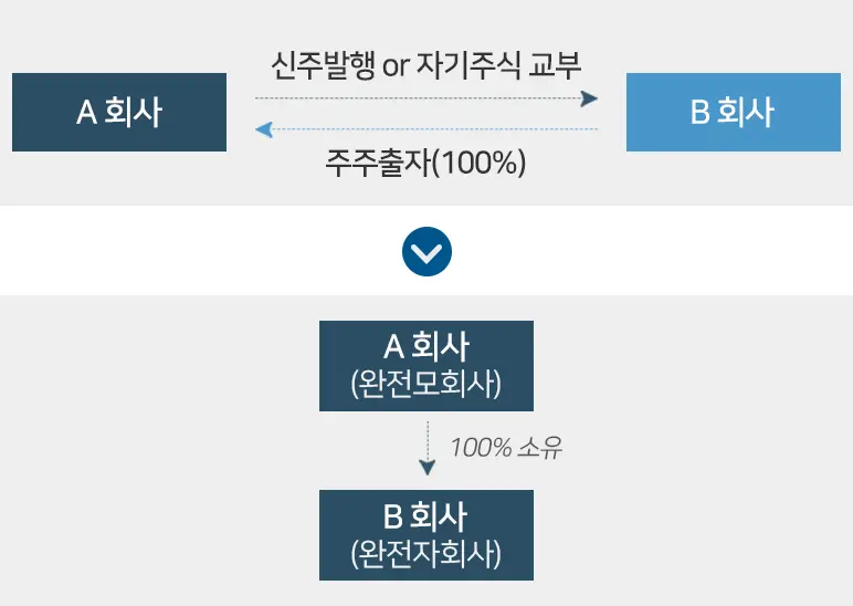 주식교환/주식인수 주식교환 절차 내용 소개
