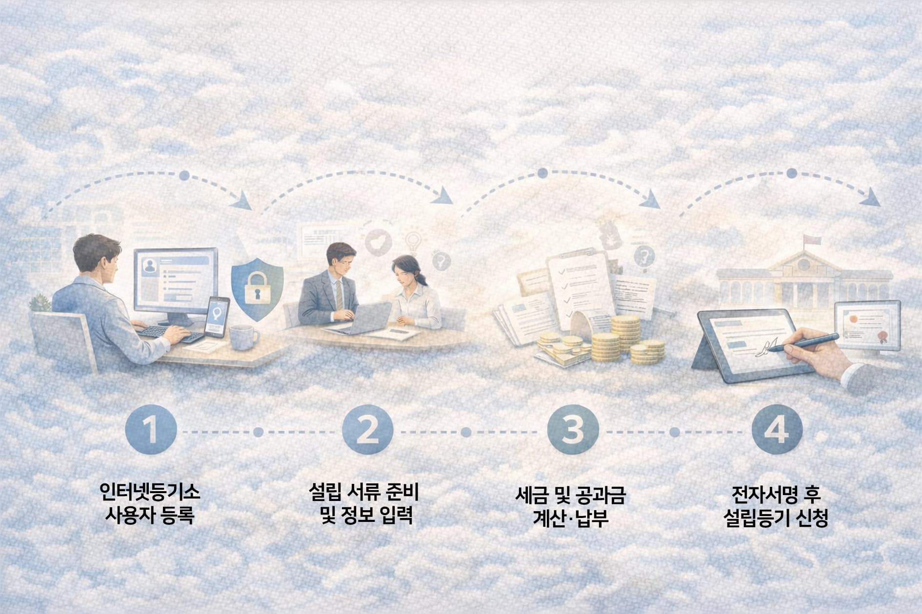 온라인법인설립 절차