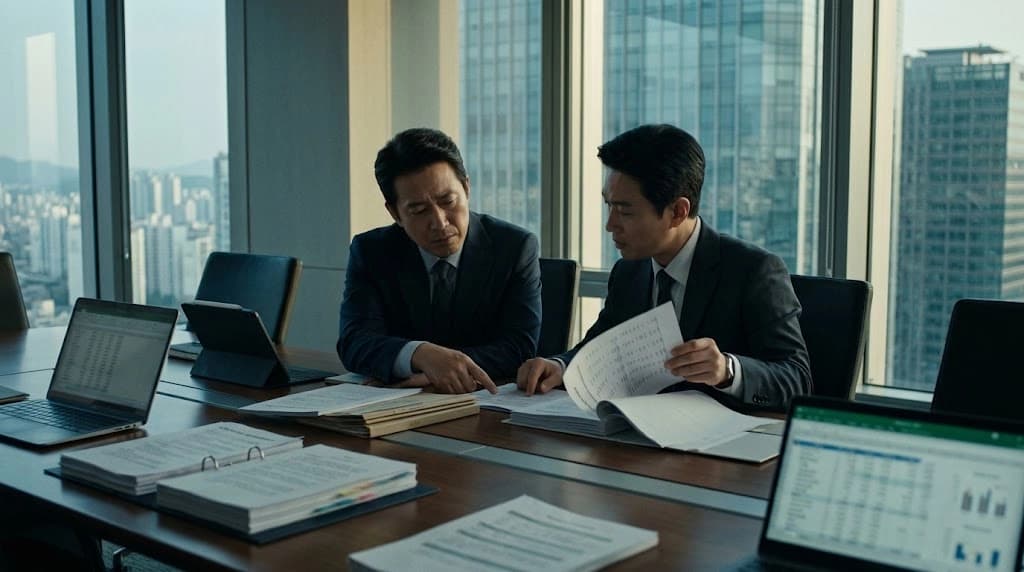인수합병 절차와 기업 실사 과정을 한눈에 정리한 인포그래픽